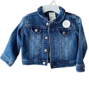 NEW Baby Girl Denim Jean Jacket Sz 18 months Classic Jean Jacket